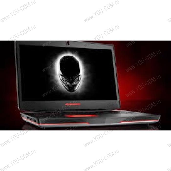 Alienware 17 Core i7-4900MQ 2.8GHz,17.3" Full HD LED AG Cam,32GB DDR3(4),256GB SSD Boot Drive+1TB,NV GTX 880M 8Gb,BD-ROM/DVDRW,WiFi,BT,8C,4.15kg,3y,Win 8.1,Silver