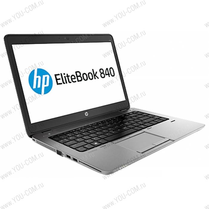 HP EliteBook 840 Core i5-4200U 1.6GHz,14" HD+ LED AG Cam,4GB DDR3L(1),180GB SSD,WiFi,BT 4.0,3CLL,FPR,1.58kg,3y,Win7Pro(64)+Win8Pro(64)