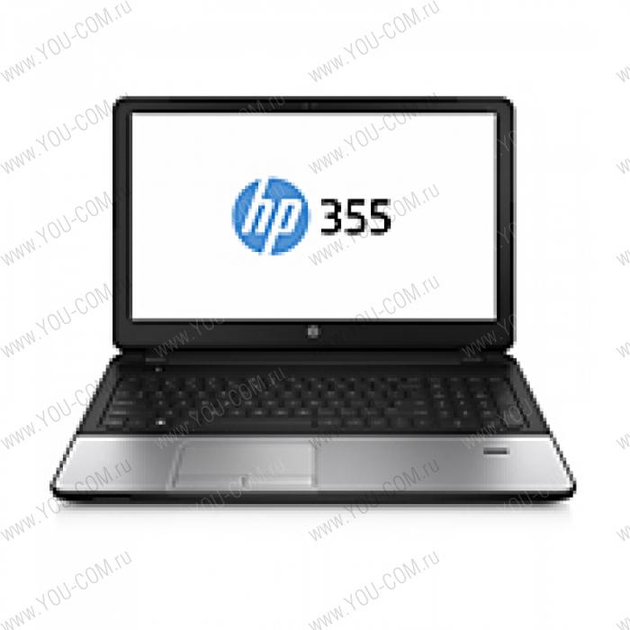 Ноутбук HP 355 A4-6210 1.8GHz,15.6" HD LED AG Cam,4GB DDR3(1),500GB 5.4krpm,DVDRW,ATI.R5 M240 2Gb,WiFi,BT,4C,FPR,2.45kg,1y,Win8.1Pro(64)
