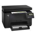 HP Color LaserJet Pro MFP M176n (p/c/s, A4, 600dpi, 16/4ppm, 128 Mb, 1 tray 150, USB/LAN, Flatbed scaner, 1y warr,  4 Cartridges 500 pages in box, repl. CE865A)