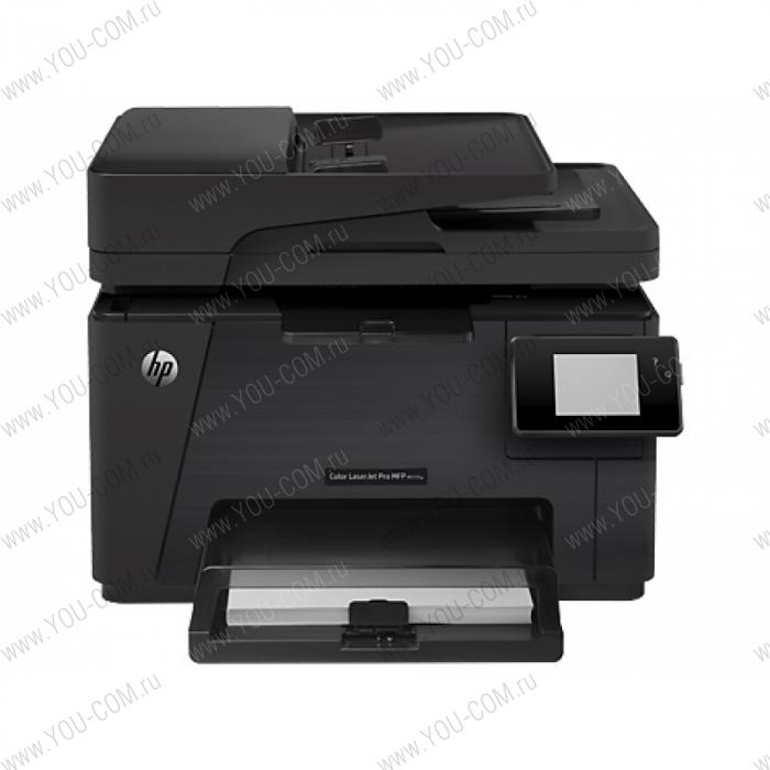 HP Color LaserJet Pro MFP M177fw (p/c/s/f, A4, 600dpi, 16/4ppm, 128 Mb, 1 tray 150, USB/LAN/Wi-Fi, ADF 35 sheets, Touchsreen, 1y warr,  4 Cartridges 500 pages in box&USB cable 1m in box, repl. CE866A)
