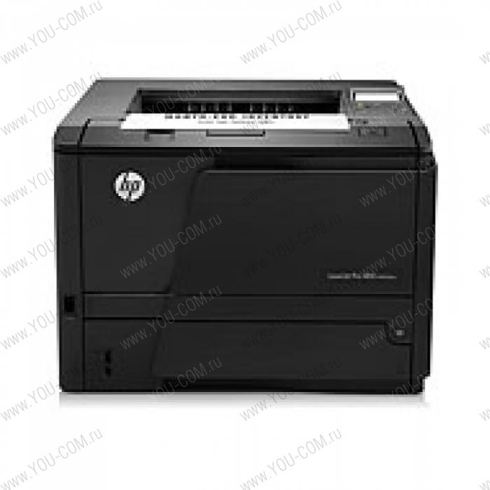 HP LaserJet Pro 400 M401dne (A4, 1200dpi, 33ppm, 256Mb, 2tray 250+50, USB2.0/GigEth, Postscript3, ePrint, AirPrint, 1y warr, cartridge 2700pages in box, repl. CE459A)