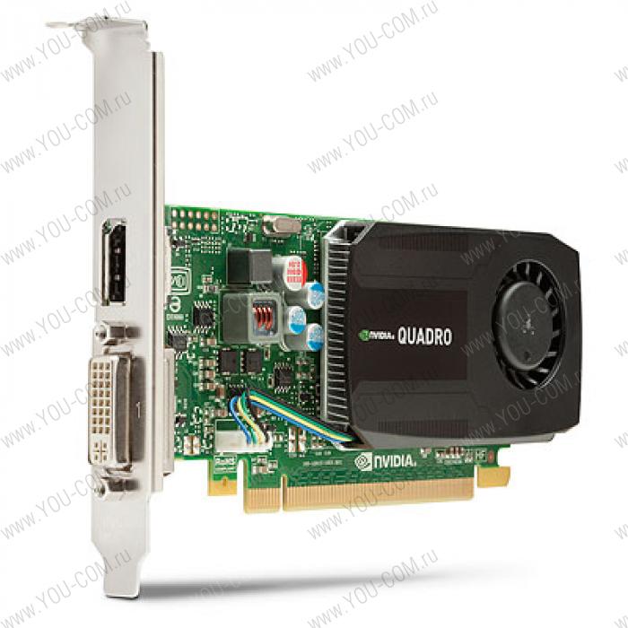 Graphics Card NVIDIA Quadro K600, 1GB, 1xDual link DVI-I, 1хDisplayPort(1xDisplayPort-> DVI Adapter) PCI-E x16 (Z220 CMT/SFF, Z420, Z620, Z820)