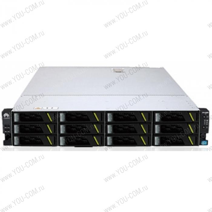 Huawei Tecal RH2288H V2 E5-2620v2 Rack(2U)/1xXeon6C 2.1GHz(15MB)/1x8GbR2D_1866/SR320BCwFBWC1Gb/RAID0/1 /10/5/50/6/60)/noHDD(12)LFF/noDVD/IPMI/4x1GbEth/ Rail/2x750Plat