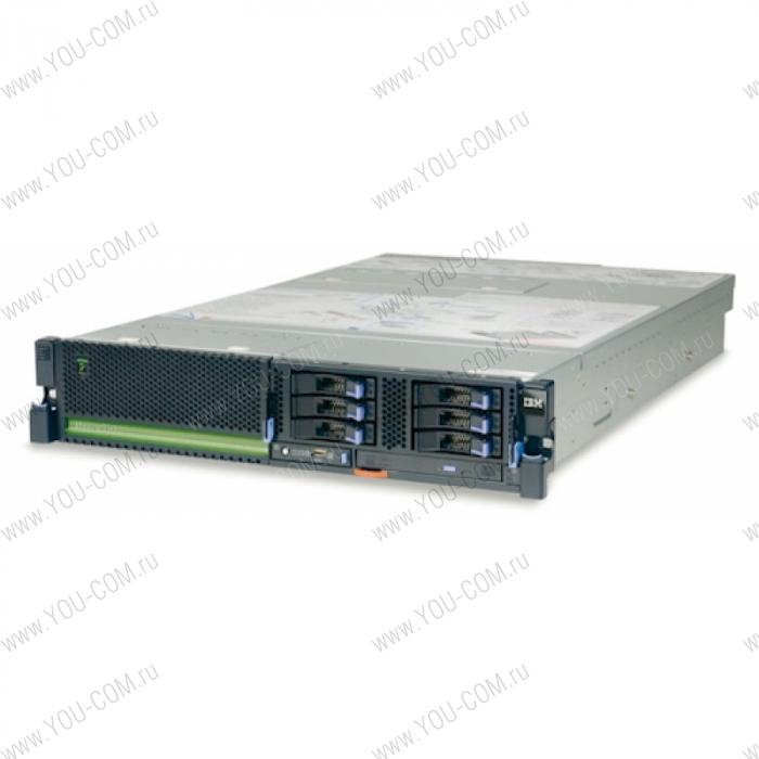 IBM Power 730 Rack (2U), 2x CPU 6-core 3.7 GHz POWER7 (up2), 2x8GB  DDR3 DRAM, HDD 146GB 15K RPM SFF SAS, DVD-RAM, 4x1GbE, PRS 2x1725 W, Mgmt.Console