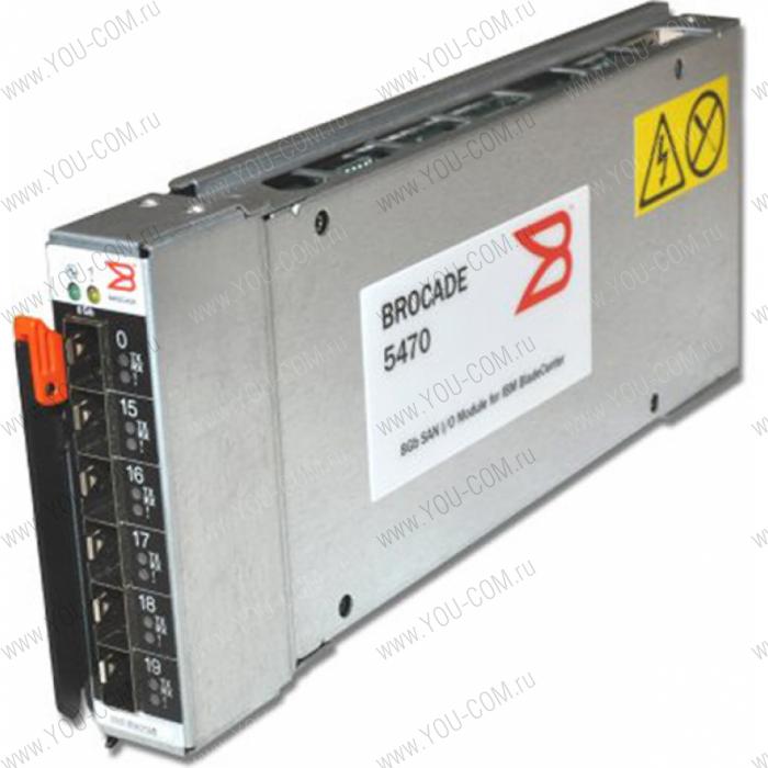 Brocade 10-port 8 Gb SAN Switch Module for IBM BladeCenter, 10 Dynamic Ports-On-Demand (DPODs)