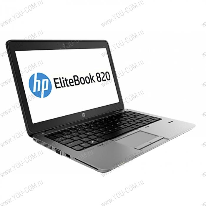 Ноутбук HP EliteBook 820 Core i7-4510U 1.6GHz,12.5" HD LED AG Cam,4GB DDR3L(1),500GB 7.2krpm,WiFi,BT,3CLL,1,33kg,FPR,3y,Win7Pro(64)+Win8Pro(64)