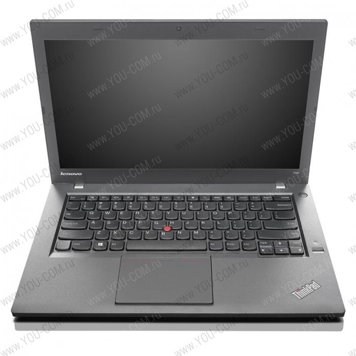 Ноутбук ThinkPad T440 14"HD(1366x768),i3-4030U(1,9GHz),4Gb(1),500GB@5400+8GbSSD, HD Graphics 4400, WiFi,BT,TPM,FPR,WWAN ready, KBD, 3cell+6cell,Cam,4in1,W7Pro64+W8.1 Pro,3y warr, MTM20B7