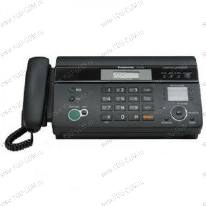 Panasonic KX-FT988RU-B (черный) (термобумага, АОН, обрезка, автотв., спикер., память 100 ном.)