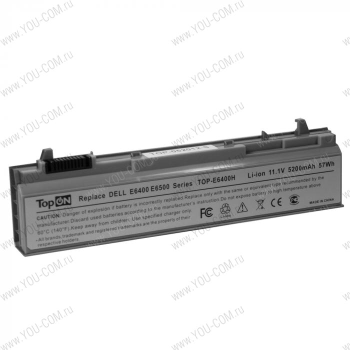 Аккумулятор для DELL Latitude E6400 ATG E6400 E6410 XFR E6500 E6510 Precision M2400 M4400 11.1V 5200mAh PN: KY265 PT434