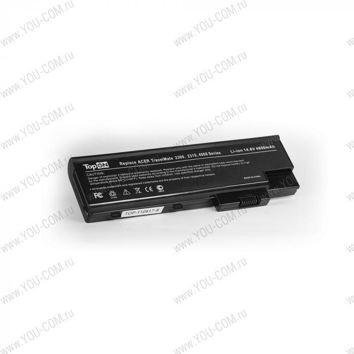 Аккумулятор для ACER Aspire 1410 1640 1680 3630 5600 Extensa 3000 4100 TravelMate 2300 4020 Series 14.8V 4800mAh PN: LCBTP03003 LC.BTP03.003