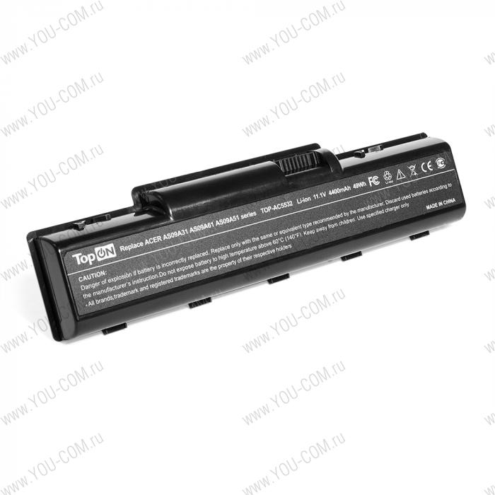 Аккумулятор для ACER Aspire 4732 5334 5516 5517 5532 5732 5734 eMachines D525 D725 E527 E625 E627; 11.1V 4400mAh PN AS09A31 AS09A41 AS09A51 AS09A61 AS09A71