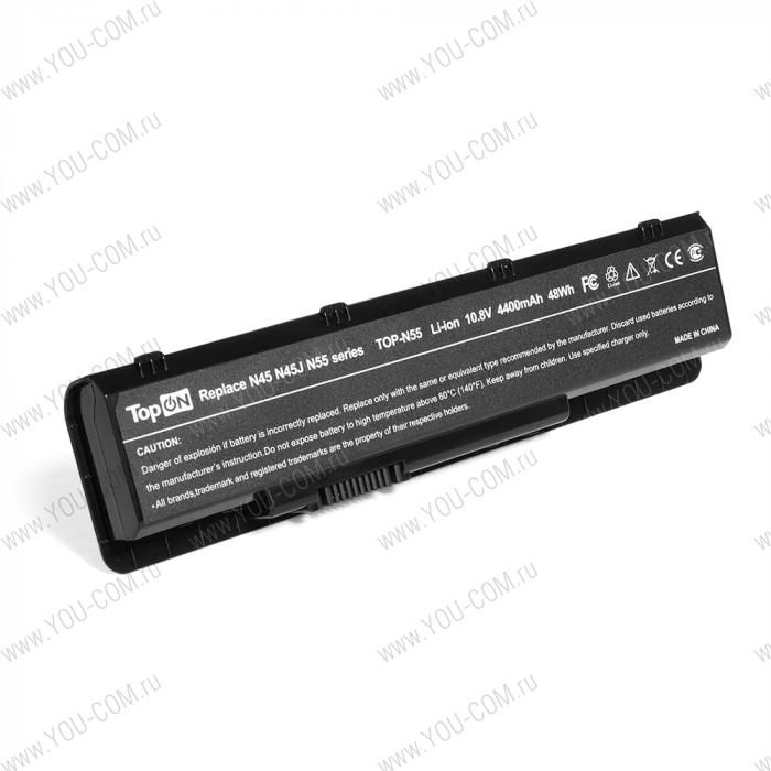 Аккумулятор для ASUS N45 N55 N75 Series; 10.8V 4400mAh PN: A32-N55