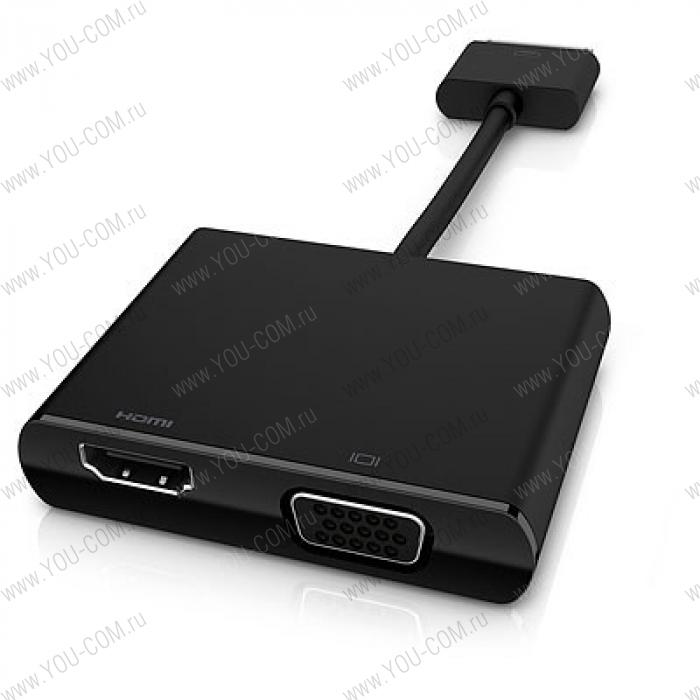 HP ElitePad HDMI/VGA Adapter (Docking connector to 1*HDMI/1*VGA)