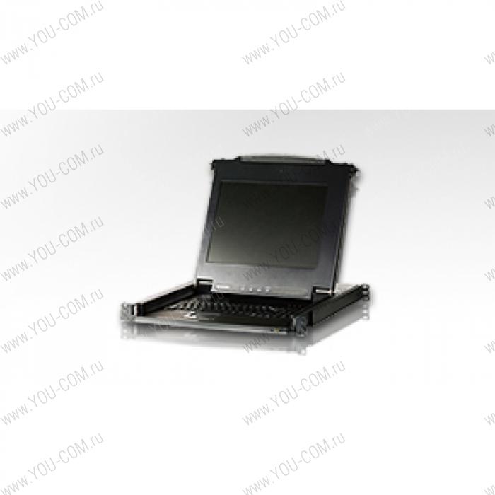 ATEN LCD CONSOLE 19INCH W/RU KB/EU (CL1000NR)