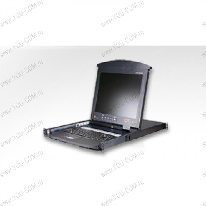 ATEN 16P HIDEAWAY LCD KVM SW 17 W/C