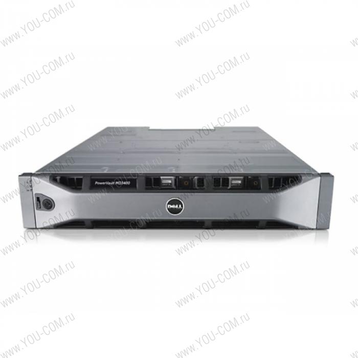 PowerVault MD3400, SAS 12 Гбит/с, 2U, 12 дисков (10198016/4:3)