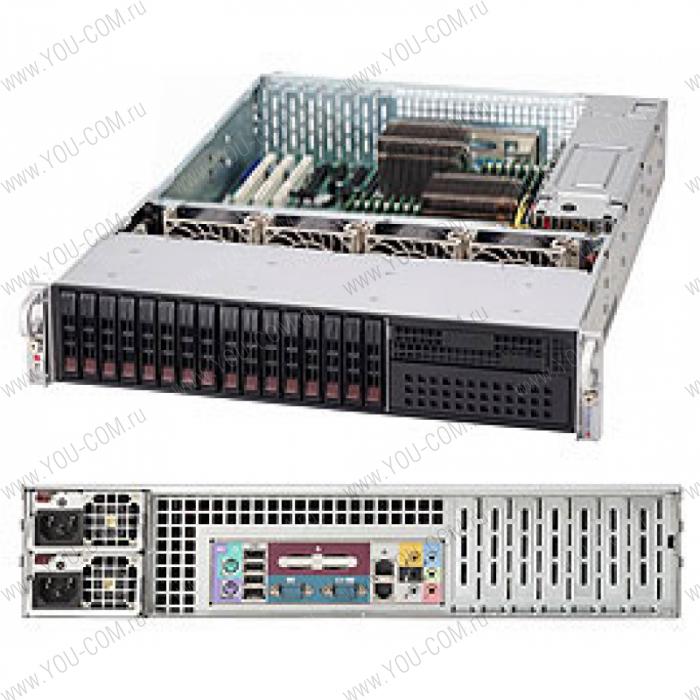 Supermicro SuperChassis 2U 219A-R920LPB/ no HDD(16)SFF/ 2Rx920W Platinum(13.68" x 16.5")