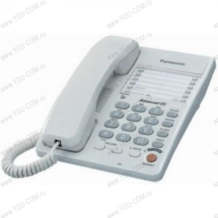 Panasonic KX-TS2363RUW (белый) (однокноп.набор 20 ном., спикерфон, автодозвон)