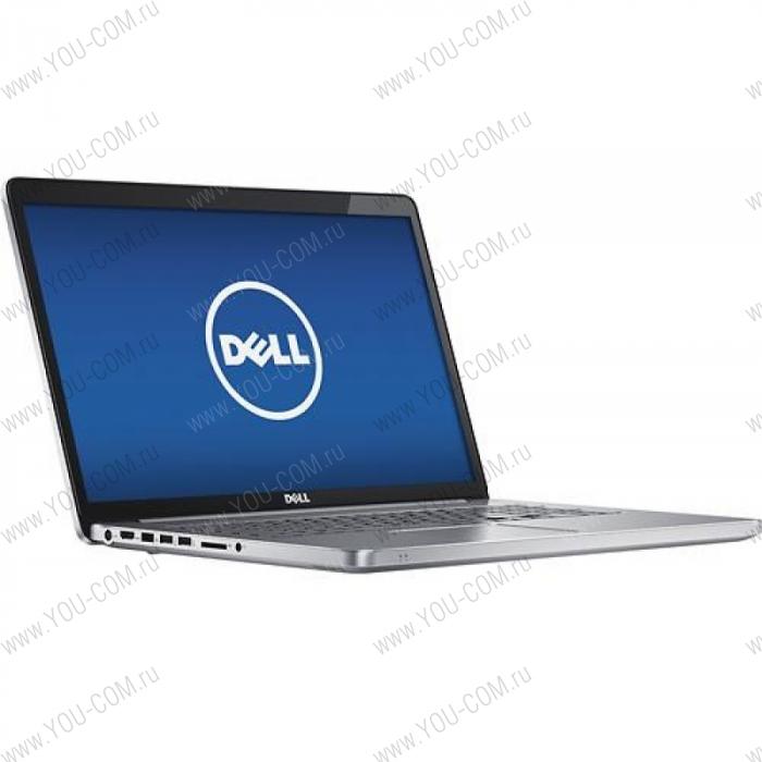 Ноутбук Inspiron 7737 Core i7-4510U 2.0 GHz,17.3" HD+ Cam,8GB DDR3(2),1TB 5.4krpm,DVDRW,NV GT 750M 2Gb,WiFi,BT,4C,3.3kg,1y,Win 8.1,Silver