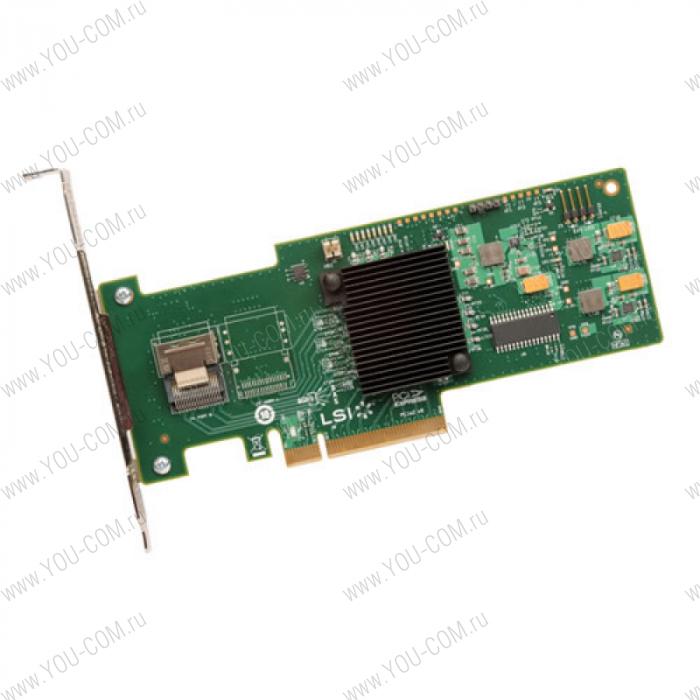 LSI MegaRAID SAS9240-4I (PCI-E 2.0 x8, LP) KIT SAS6G, RAID 0,1,10,5, 4port (1*intSFF8087), Каб.1шт#10163 