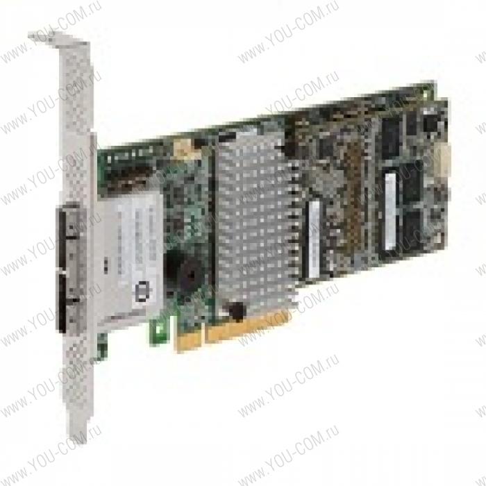 ThinkServer LSI9286CV-8e SAS RAID HBA (0/1/10/5/6/50/60) 1GB/6G/2 Ext.Connectors(8088)/PCI-E 2.0 (for SA120)