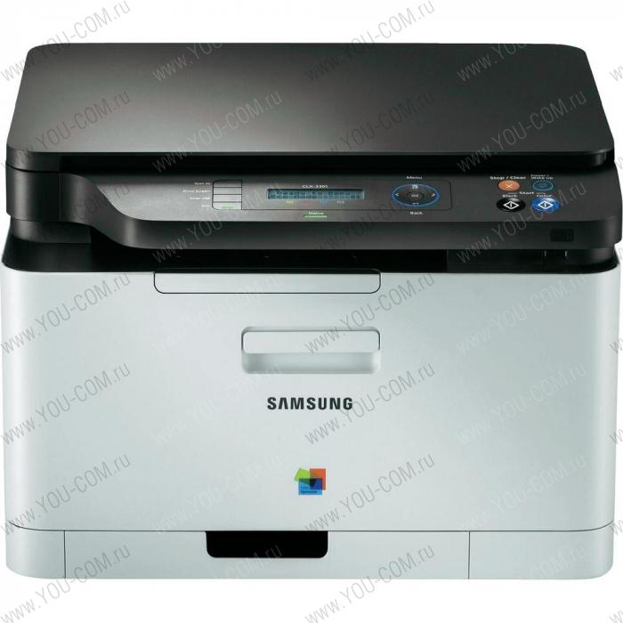 Samsung CLX-3305 цветное МФУ (A4, P/C/S, 18/4ppm, 2400x600, 128Mb, USB2.0)