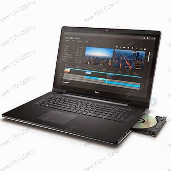 Inspiron 5748 Core i7-4510U 2.0 GHz,17.3" HD+ Cam,8GB DDR3(1),1TB 5.4krpm,DVDRW,NV GF 840M 2Gb,WiFi,BT,4C,3.3kg,1y,Win 8.1,Silver