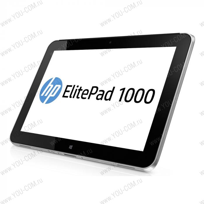 HP ElitePad 1000 Atom Z3795 1.6GHz, 10.1" WUXGA LED BV Touch,4Gb DDR2,64Gb SSD,WiFi,no NFC,BT,2CCL,0,63kg,1y,Win8.1 Pro(64)+USB Adapt