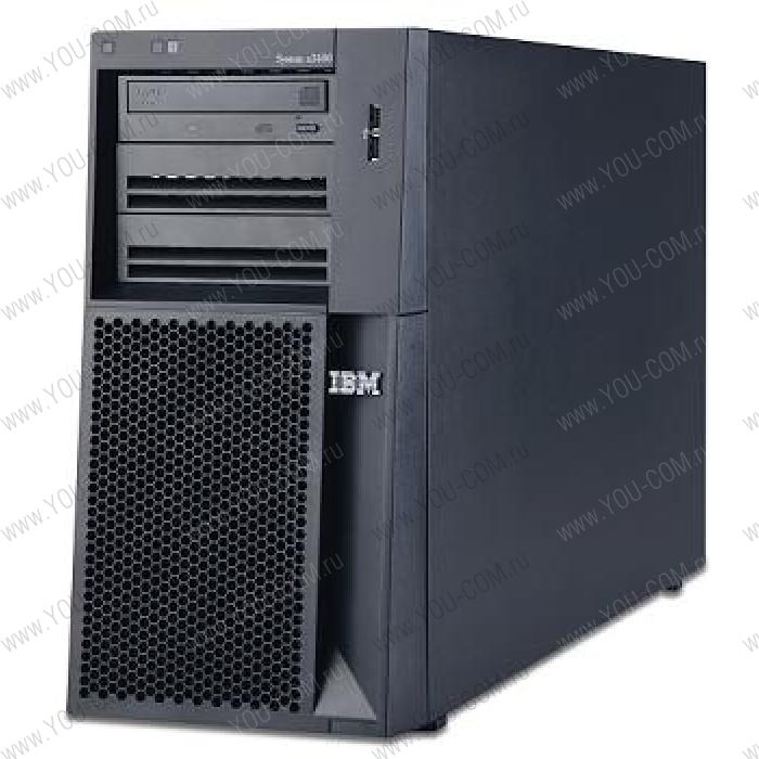 Сервер башня IBM x3400 M2 1xПроцессор Xeon  QC E5504 (2.0GHz/4MB) 2x2GB R1Dimm, noLFF HS HDD(4), SR M5014 256MB RAID 0,1,10,5,50, 1x670W FixPS,DVDRW,2xGbEth,kbd,mouse, Tower