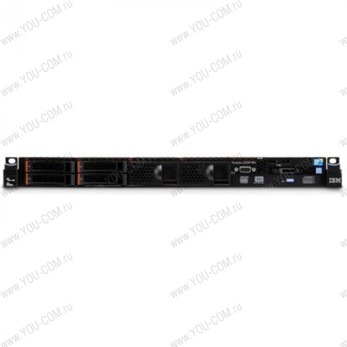 IBM ExpSel x3550 M4Rack1U,1xXeonE5-2650v2(2.6GHz/20M/8C/1866MHz/95W ),2x8GB 1.5V 1866MHz LP RDIMM,noHDD 2.5"HS SAS/SATA(up4),M5110(1GB flash,raid 0/1/10/5/50),noDVD,4xGbE,1x550W HS PSU(up2)(an.7914G3G)