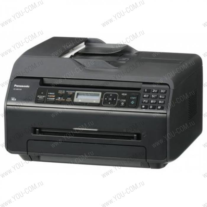 Panasonic МФУ лазерное KX-MB1536RUB (принтер/сканер/копир/факс/РС факс) чёрный