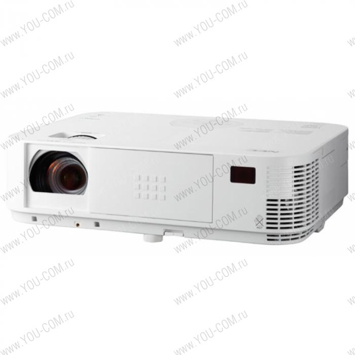 NEC projector M362W DLP, 1280 x 800 WXGA, 3600lm, 10000:1, 3,6kg, 2хHDMI, VGA, RJ45, bag, Lamp:8000hrs