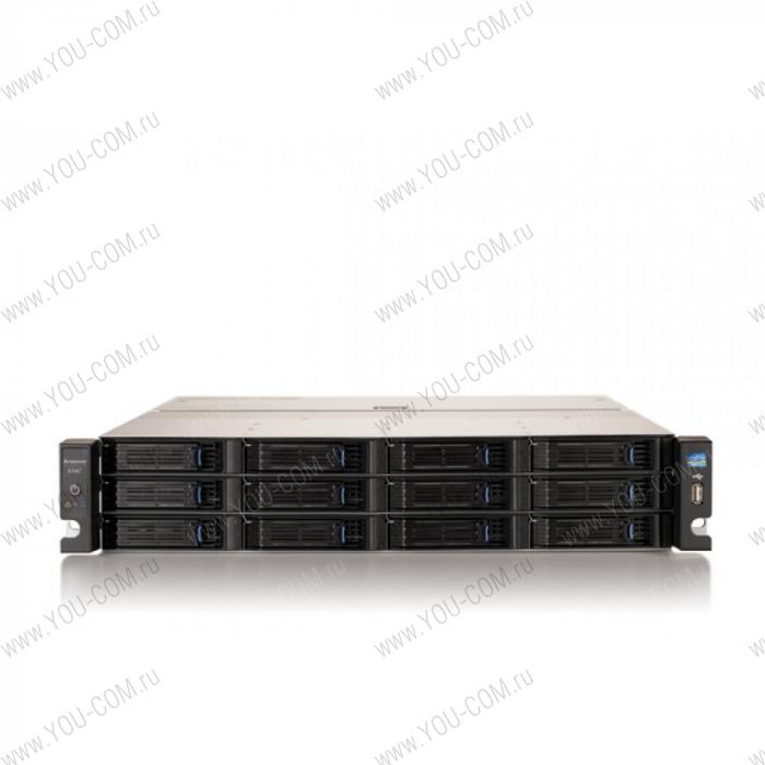 Lenovo EMC px12-400r, rackmount(2U), 0TB (i3 3,3GHz(4Mb), 4Gb RAM, up to 12 SATA HDD, 4xGigEth, 3xUSB, 2xRPS, McAfee VirusScan, Acronis True ImageLite 2013)