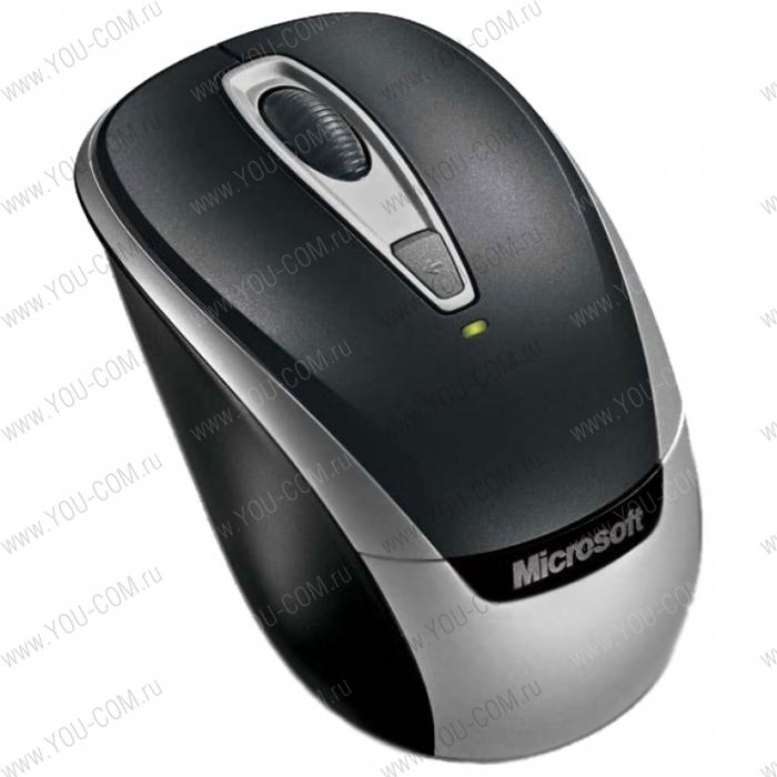 Microsoft Mouse Wireless Mobile 3000v2, Black-silver, new