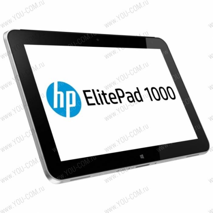 HP ElitePad 1000 Atom Z3795 1.6GHz, 10.1" WUXGA LED BV Touch,4Gb DDR2,128Gb SSD,WiFi, no NFC,4G-LTE,BT,2CCL,0,63kg,1y,Win8.1 Pro(64)+USB Adapt+Jckt wBatB+Docking Station