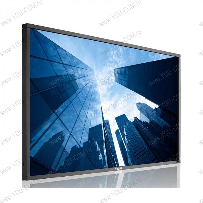 Профессиональная LED панель Philips BDL5580VL/00, дигональ 55" (LCD, ЖК дисплей, 55 дюймов, Full HD режим работы 24/7, Lan, черная, black, функция видеостены, Smart Control, OPS)
