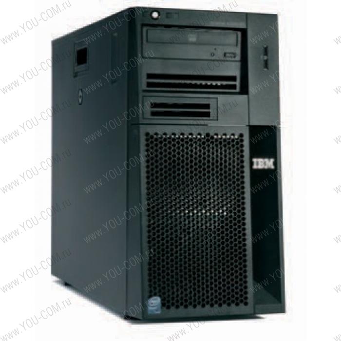 Сервер башня\\стоечный IBM x3200 M3, Pent DC G6950 (2.8GHz/3MB) 1x2GB U2Dimm, no 3,5\" SAS HS(4), SR BR10il (0,1,1E), 1x400W PS,DVDRW,2xGbEth, kbd, mouse, Tower (5U)