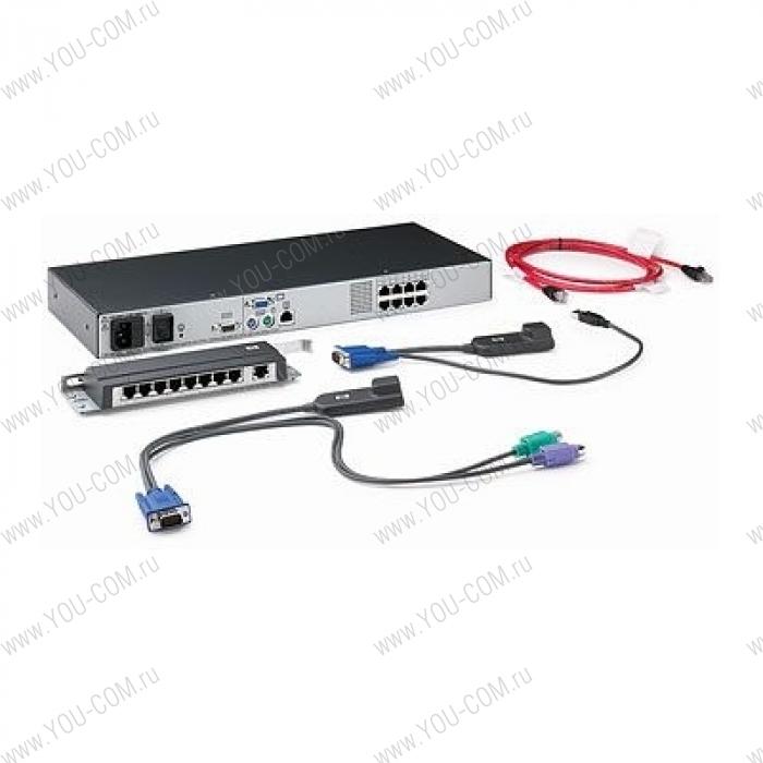 HP Server console switch 0x2x8 KVM (UTP connection) (instead of 336044-B21)