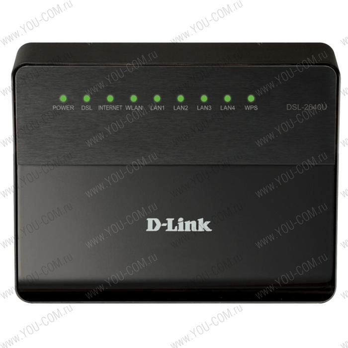 D-Link DSL-2640U/RA/U1A, ADSL/Ethernet Router with Wireless N150