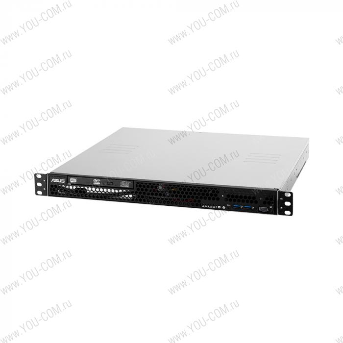 Серверная платформа ASUS RS100-E8-PI2 // 1U, ASUS P9D-M, s1150 Xeon E3-1200 v3, i3, Pentium, Celeron,  32GB max, 2HDD int, DVR, 250W, CPU FAN ; 90SV004A-M02LE0
