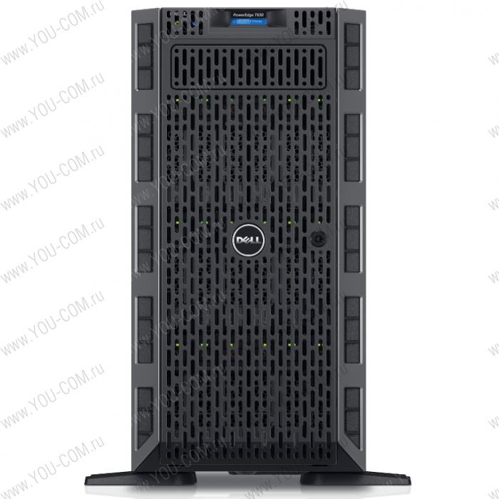 Dell PowerEdge T630 Tower/ 1xE5-2609v3/ 1x8Gb RDIMM(2133)/ H730 1Gb/ noHDD(18)LFF/DVDRW/ iDRAC8 Ent/ 2xGE/ 1xRPS750W/Bezel/3YPSNBD