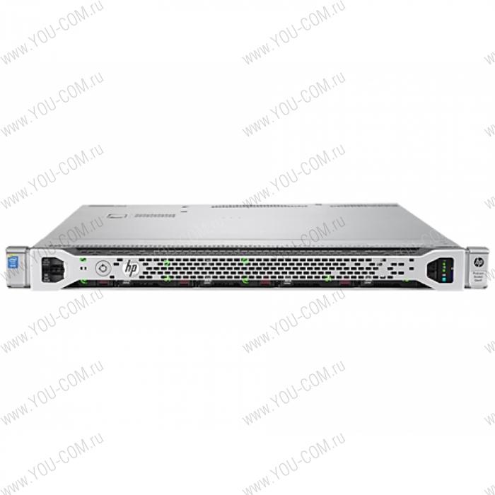 Proliant DL360 Gen9 E5-2603v3 Rack(1U)/Xeon6C 1.6GHz(15Mb)/1x8GbR1D_2133/H240ar(ZM/RAID 0/1/10/5)/2x300_10K_6G(8)SFF/UMB&DVDRW/iLOstd/4x1G bEth/EasyRK&CMA/1x500wFPlat(2up)