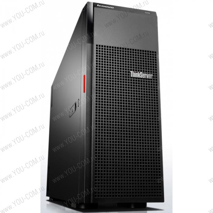 ThinkServer TD350 E5-2630v3 Tower(4U)/Xeon8C 2.4GHz(20Mb)/1x8GbR1D(2133)/Raid720ixSASw1Gb(RAID 0/1/10/5/6/50/60)/noHDDs(16SFF)/DVDRW/2x1GbEth/1x7 50PLRPS(2) /W3Yonsite