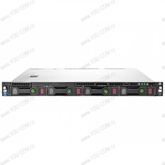 Proliant DL60 Gen9 E5-2603v3 NHP Rack(1U)/Xeon6C 1.6GHz(15Mb)/1x4GbR1D_2133/B140i(ZM/RAID 0/1/10/5)/noHDD(4)LFF/DVDRW/iLOstd(no port)/3HSFans/2x1GbEth/EasyRK/1x550W(NHP)