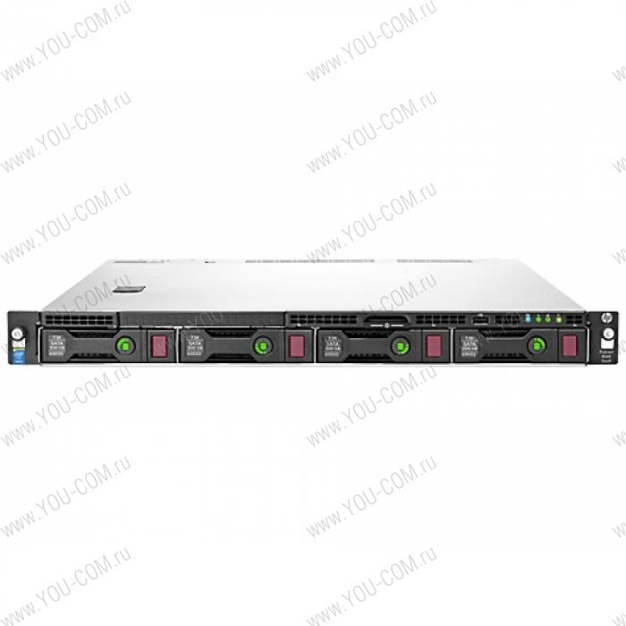 Proliant DL60 Gen9 E5-2609v3 Hot Plug Rack(1U)/Xeon6C 1.9GHz(15Mb)/1x8GbR1D_2133/B140i(ZM/RAID 0/1/10/5)/noHDD(4)LFF/noDVD/iLOstd(no port)/3HSFans/2x1GbEth/EasyRK/1x550W(NHP)