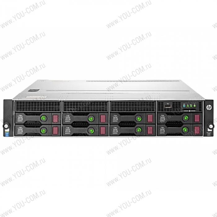 Proliant DL80 Gen9 E5-2603v3 Hot Plug Rack(2U)/Xeon6C 1.6GHz(15Mb)/1x4GbR1D_2133/B140i(ZM/RAID 0/1/10/5)/noHDD(8)LFF/noDVD/iLOstd(no port)/2HSFans/2x1GbEth/EasyRK/1x550W(NHP)