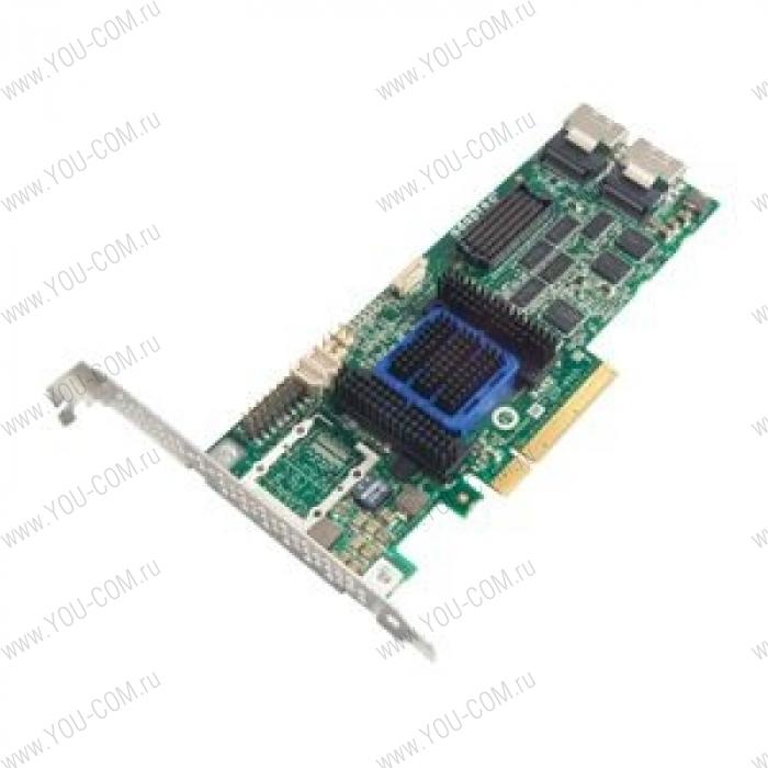 Контроллер Microsemi Adaptec ASR-6805 (PCI-E v2 x8, LP) SGL SAS 6G, RAID 0,1,10,5,6,50,8port(int2*SFF8087), 512Mb cache, каб. 2*2272300-R не вкл