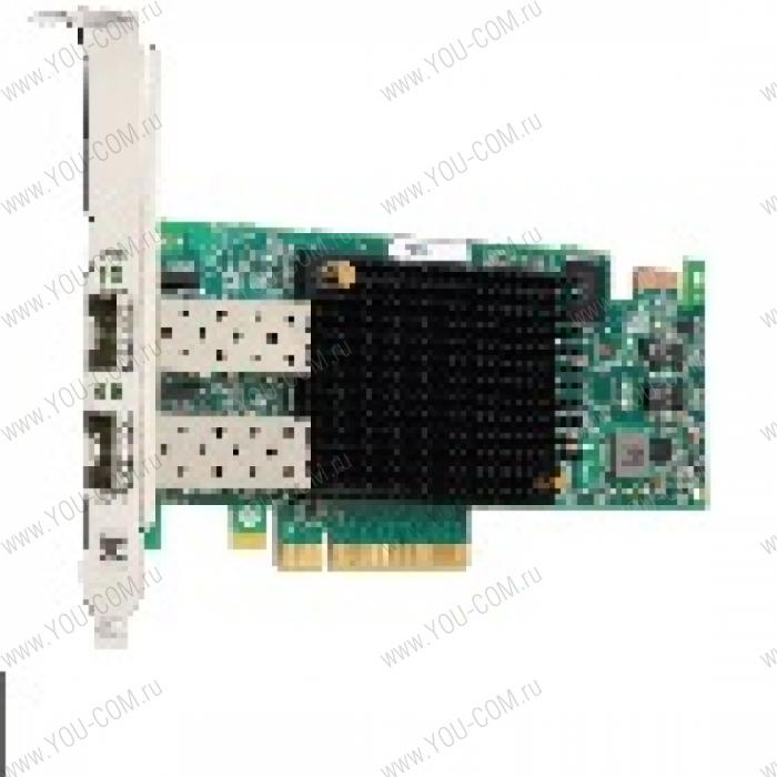 Lenovo ThinkServer LPe16002B-M6-L PCIe 16Gb 2 Port Fibre Channel Adapter by Emulex