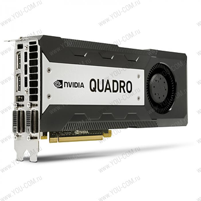 Graphics Card NVIDIA Quadro K6000, 12GB, 1xDual link DVI-I, 1xDual link DVI-D, 2хDisplayPort PCI-E x16 (Z420, Z620, Z820)